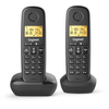 Téléphone sans fil GIGASET BASIC100DUONOIR