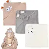 3Pcs Cape De Bain BebeServiette De Bain Bébé Serviette ÉpongeDouces & ...