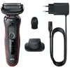 Rasoir électrique Braun Series 5 avec tondeuse de précision - Rouge