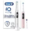 Oral-b io 6 - duo - blanche et rose - brosses à dents électriques connectées