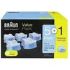 Braun Pack de 6 Cartouches de nettoyage Braun CCR 5+1 Clean & Renew