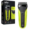 Rasoir électrique à grille Braun 300s - Series 3 noir et vert