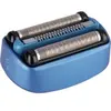 Tête et lame de rechange pour rasoir électrique Braun CoolTec 40B - Bleue