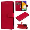 NOBRAND Pour Samsung Galaxy A13 4G 6.6" Etui Housse Téléphone Rouge étui Portefeuille PU à rabat TDFSGF