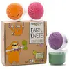 Neogrün Set De Pâte À Modeler loki Naturelle & Vegan Bio Orange, Vert, Rose, Violet