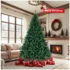 ALIGHTUP Sapin Noël Artificiel 210cm - PVC Vert 850 Branches - Support...