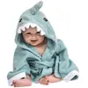 Serviette à Capuche Bébé Peignoir De Bain En Tissu Éponge Pour Garçon ...
