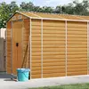 Abri de jardin brun clair 191x895x198 cm Acier galvanisé