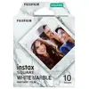 Fujifilm Film instantané FUJI Instax Square - Cadre Marbre blanc - Pack 10 photos