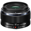 OLYMPUS Objectif à Focale fixe Om System M.Zuiko Digital 17 mm f/1.8 II Noir pour Monture Micro 4/3