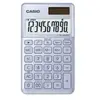 Casio SL-1000SC - Calculatrice de poche - 10 chiffres - panneau solaire, pile - bleu