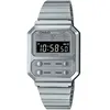 Casio Montre Homme A100WE-7BEF - Bracelet Acier Argent