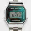 Montre Casio Casio Collection Retro Pour Mixte en Argent - A168WEM-2EF TU