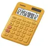 Casio MS-20UC Calculatrice de bureau 12 chiffres panneau solaire, pile orange