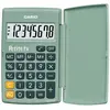 Calculatrice Scolaire - Casio - Petite Fx - Vert - Affichage 8 Chiffres - Garantie 3 Ans