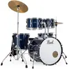 Pearl RS505C/C743 Roadshow Royal Blue Metallic batterie avec cymbales