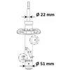 Kayaba KYB Amortisseur pour CITROËN: C3 (Ref: 3338060)