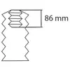 Soufflet d'amortisseur et butée élastique de suspension KYB 910260