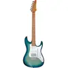 Ibanez AZ22S1F Transparent Turquoise Burst guitare électrique