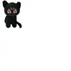 OEM Peluche Sailor moon - Chat Luna Noir 30cm