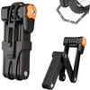 Antivol de vélo, Serrure de vélo pliante portable de 85cm avec 4 Chiff...