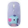 Souris sans fil BTS Hope BT21 Poney FONGWAN Muette 1200 DPI - Mauve