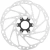 SHIMANO Mixte - Adulte E-SMRT64LEC Disque de Frein, Argent, Diamètre: 203mm