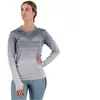 ASICS Seamless Haut Manches Longues Femmes - Blanc , Gris, Taille M