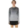 Asics - Women's Seamless L/S Top - T-shirt technique taille L, gris