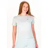 ASICS Race Crop Maillot De Course Femmes - Bleu Clair, Taille L