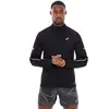 ASICS Road Lite-Show 1/2 Zip Maillot De Course Hommes - Noir, Taille L