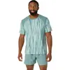 Asics T-shirt à Manches Courtes Road All Over Print