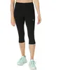 Asics Legging taille haute femme Road Capri noir XS