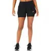Asics - Women's Road 2-in-1 3,5'' Short - Short de running taille XS, noir