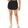 Asics - Women's Road 3,5'' Short - Short de running taille XL, noir