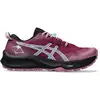 Chaussures de trail running femme asics gel trabuco 12 rose noir