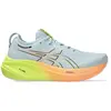 Chaussures Running Asics Gel-Nimbus 26 Paris Bleu/Orange/Jaune Femme