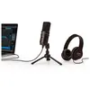 Zoom ZUM-2PMP - Pack Microphone Podcast USB avec Casque, trépied et câble