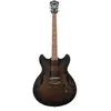 Ibanez Ibanez As53-Tkf - Transparent Black Flat - Guitare Électrique