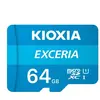 Kioxia Exceria MicroSDXC 64 Go UHS-I U1 Classe 10 + Adaptateur SD