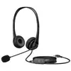 HP G2 - Micro-casque - sur-oreille - filaire - USB - noir ombré