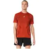 ASICS Road Seamless Maillot de course Hommes - rouge foncé, Taille XXL