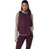 ASICS Nagino Padded  Gilets de course Femmes - rouge vin, Taille L