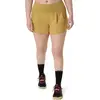 ASICS Road 3.5in Short De Running Femmes - Jaune Lemon, Taille L