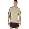 T-shirt ASICS Fujitrail Elite manches courtes beige marron - S
