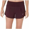 ASICS Road 3.5in Short De Running Femmes - Rouge Foncé, Taille L