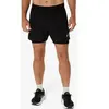 Short 2 en 1 asics core run 5in noir homme