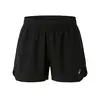 Short splite asics core run noir femme