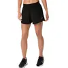 ASICS Core 4in Short De Running Femmes - Noir, Taille XL
