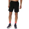 ASICS Road 2in1 7in Short De Running Hommes - Noir, Taille XXL
